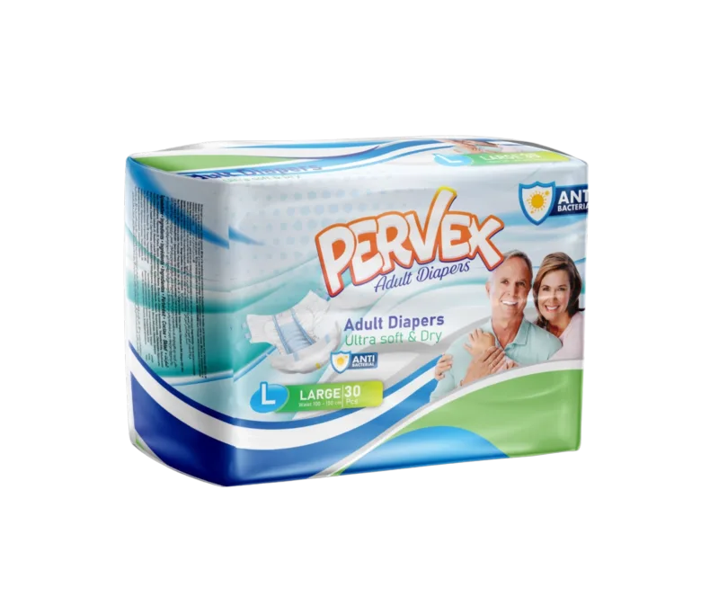 Adult Diapers, Size L (Large) Waist 100 - 150 cm, 30 PCS