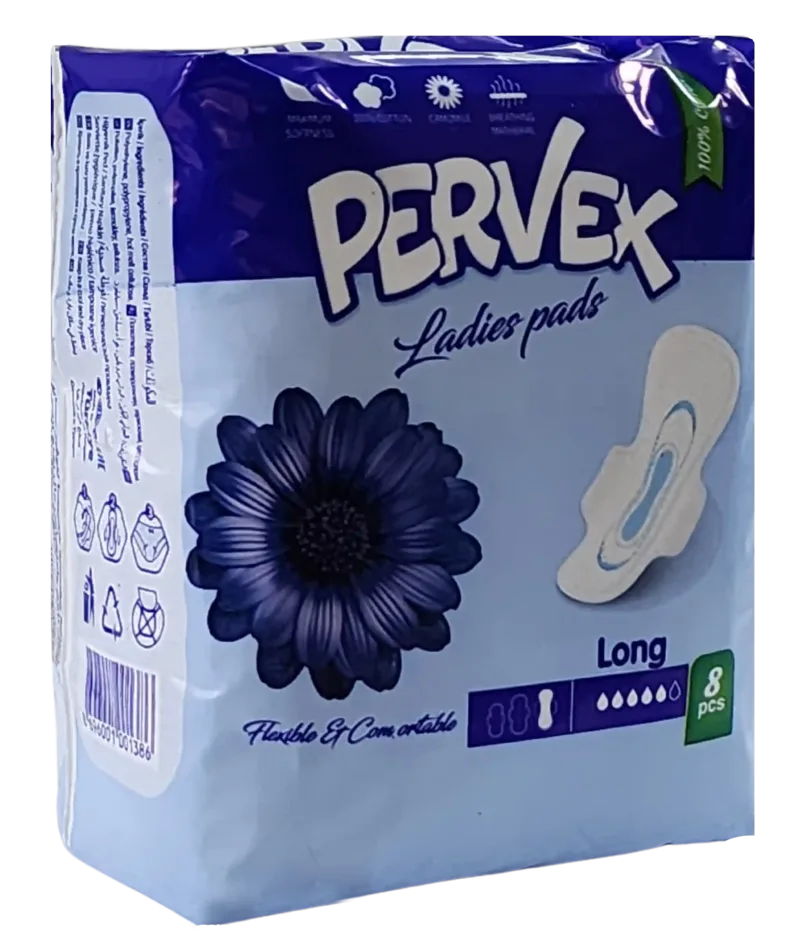 Ladies Pads Long, 8 PCS