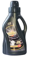 Black Liquid Laundry Detergent for Manual and Automatic Washing Machines, 20 Loads, 1 L