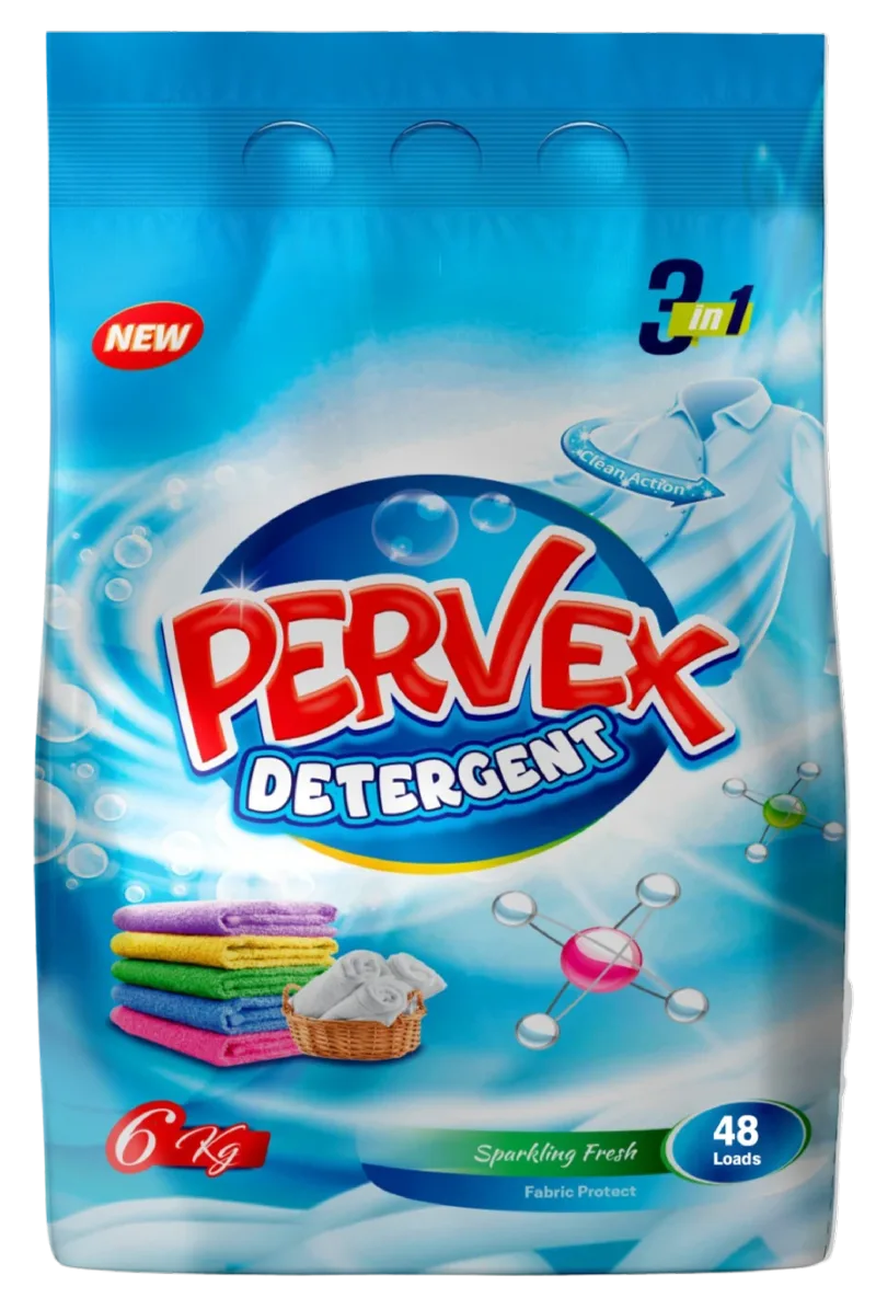 PERVEX Detergent Powder, Matic, 6 kg