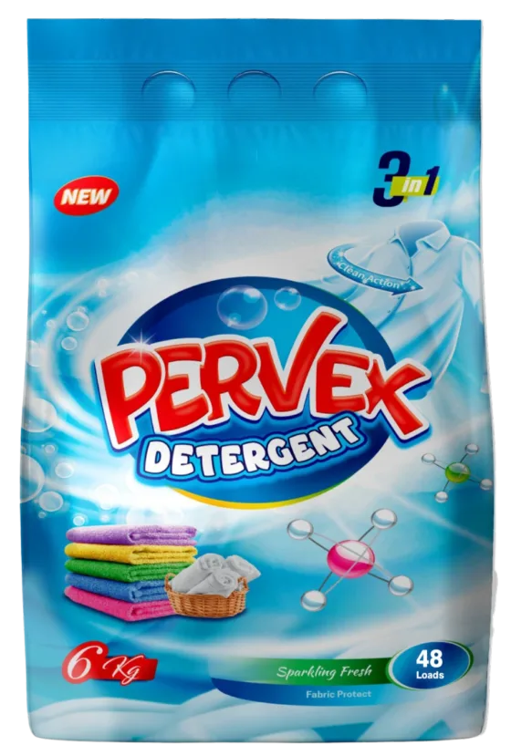 PERVEX Detergent Powder, Matic, 6 kg