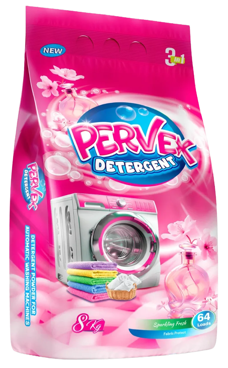 PERVEX Detergent Powder, Matic, 8 kg
