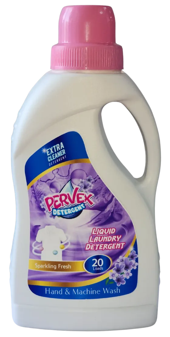 PERVEX Lavender Liquid Laundry Detergent, 1 Liter, 20 Loads