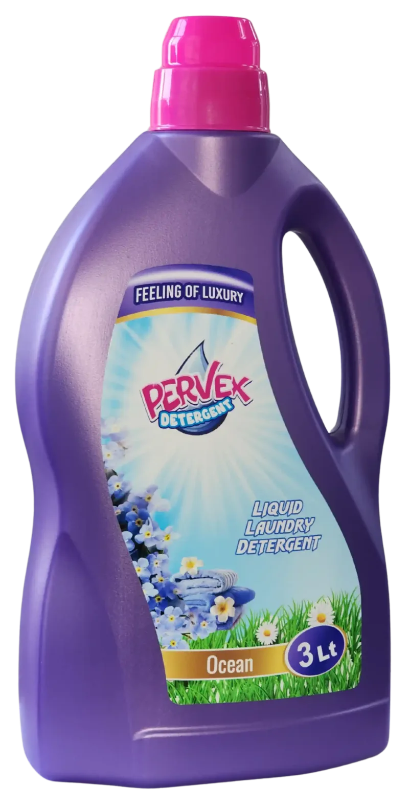 Ocean Liquid Laundry Detergent for Manual and Automatic Washing Machines, 3 L