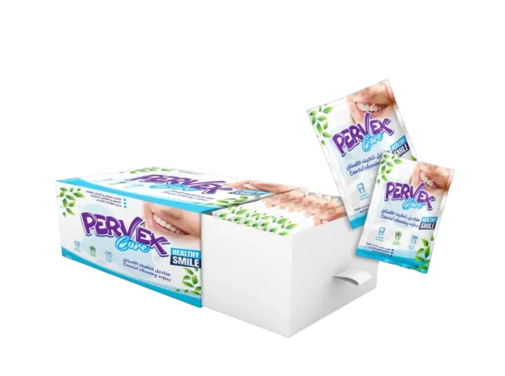 PERVEX Dental Cleaning Wipes, 60 PCS 