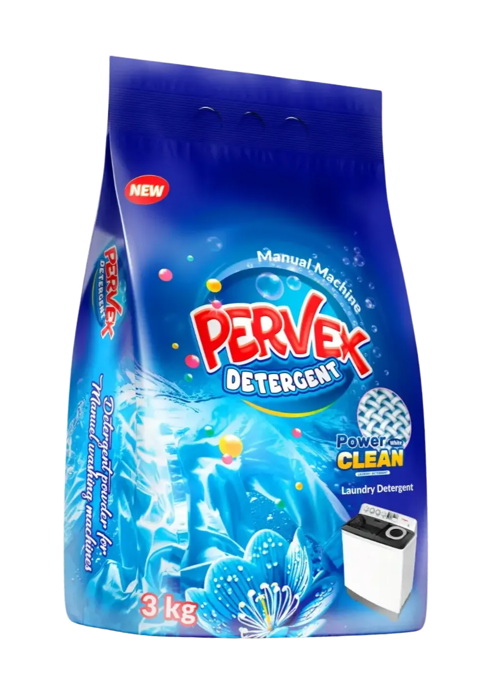 Detergent Powder, Manual, 3 kg