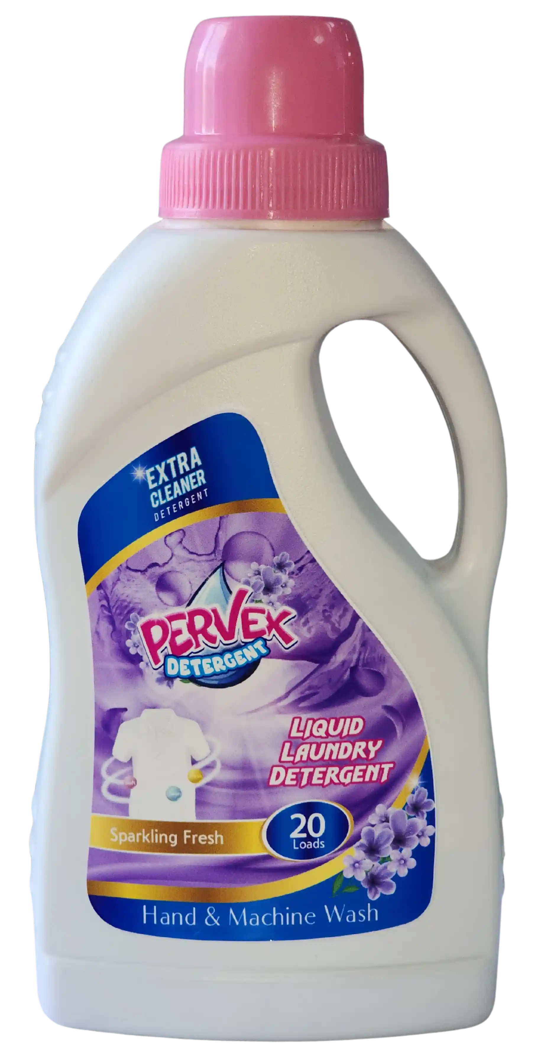 Lavender Liquid Laundry Detergent for Manual and Automatic Washing Machines, 20 Loads, 1 L