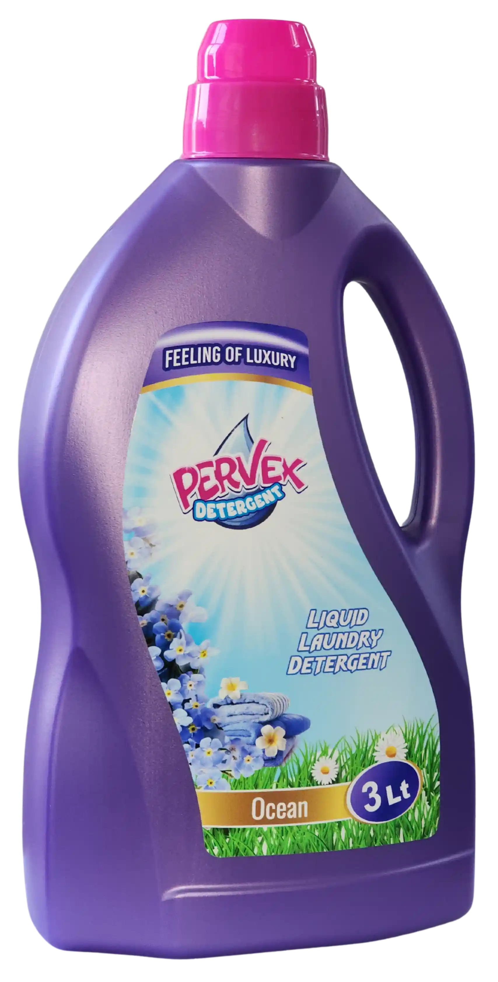 Ocean Liquid Laundry Detergent for Manual and Automatic Washing Machines, 3 L