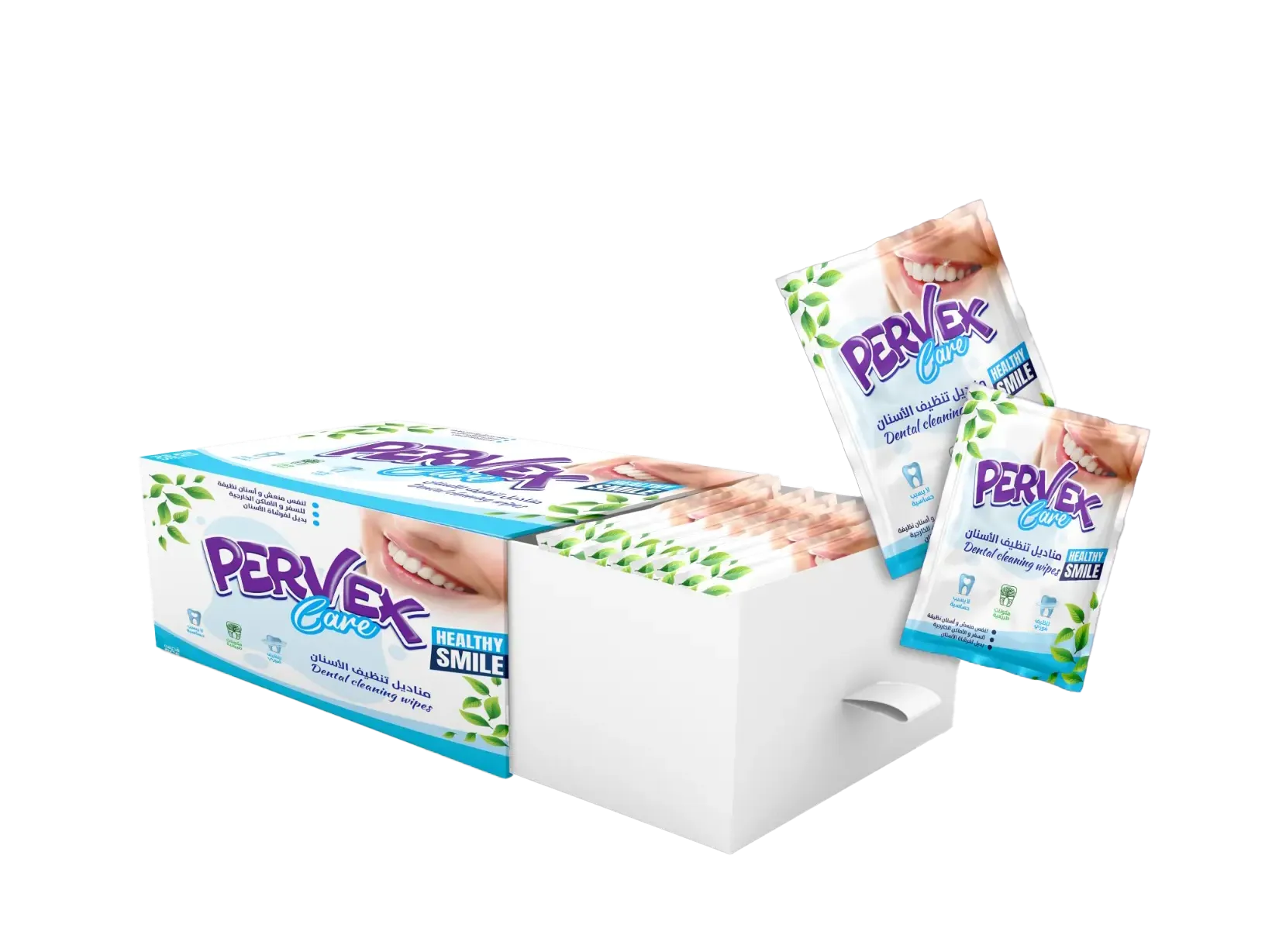 Dental Cleaning Wipes, 60 PCS